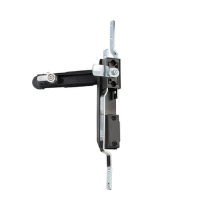 Замок мебельный MS-1848-3KA/P (ригель изогнутый на 8мм, трехгранный ключ)