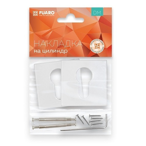 Накладка под цилиндр FUARO ET DM WH-19 белый /43031/
