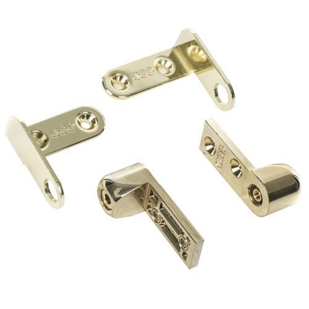 Комплект петель угловых AGB 2R E10006.41.03 (латунь)