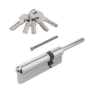 Цилиндровый механизм со штоком APECS SM-100(30S/70)-S/65-NI никель