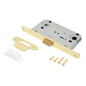 Замок врезной АЛЛЮР АРТ 5300-P-WC PB золото