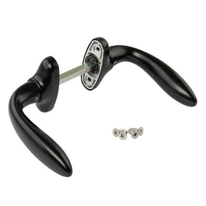 Нажимной гарнитур раздельный STUBLINA 1032.00.313 черный (RAL 9005)