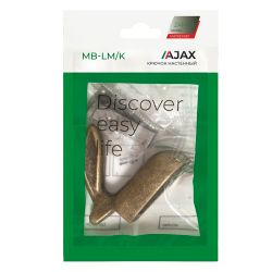 Крючок настенный AJAX MB-LM/K-001 BL черный /49131/