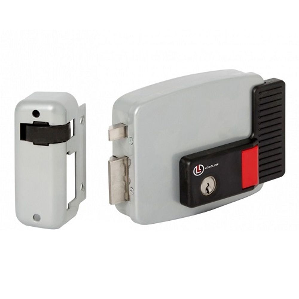 Замок накладной эл/мех. LOGOLINE 730.60.2 (дверь левая, открывается внутрь)