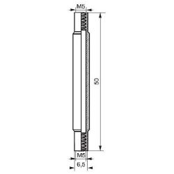 Комплект крепления сплошной ручки FM01