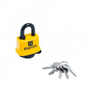 Замок навесной БУЛАТ ВС 0330 всепогодный 5кл. d5mm