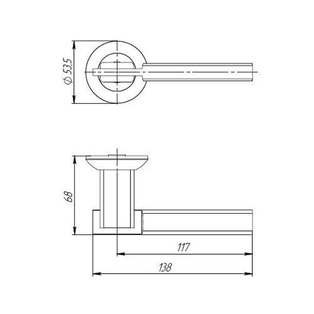 Ручка раздельная PUNTO CITY TL схема