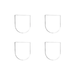 Комплект накладок для скрытой петли AGB ECLIPSE E30200.20.91 2.0 белый (4 шт)