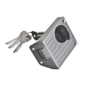 Замок накладной ЗЕНИТ ЗН1-2 серебро /35427/