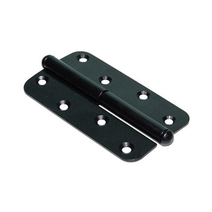 Петля накладная НОЭЗ ПН1-130-Л черный матовый левая