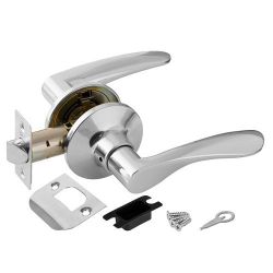 Ручка защелка PUNTO 6020 CP-P (без фик.) хром /34641/