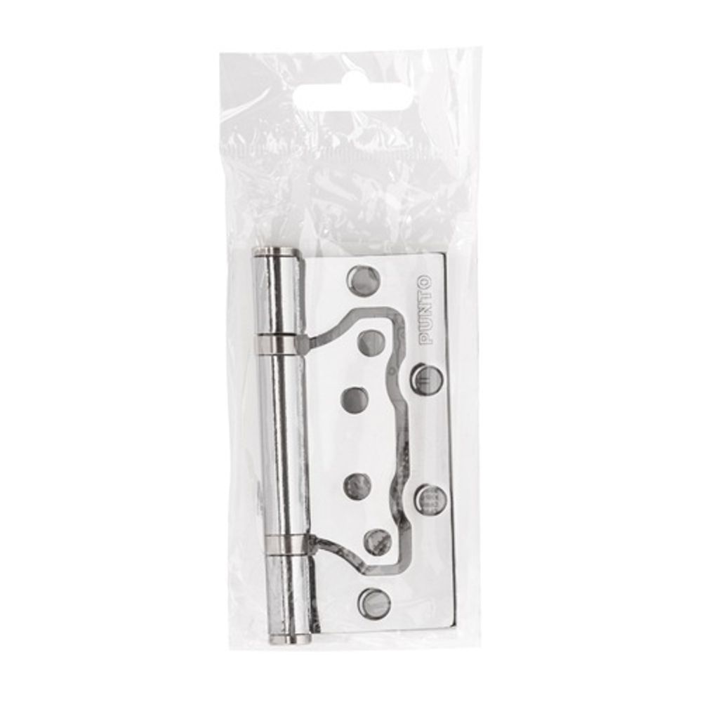 Петля универсальная без врезки PUNTO 200-2B 100x2,5 CP хром (тех.упак.) /58455/ (1 шт)