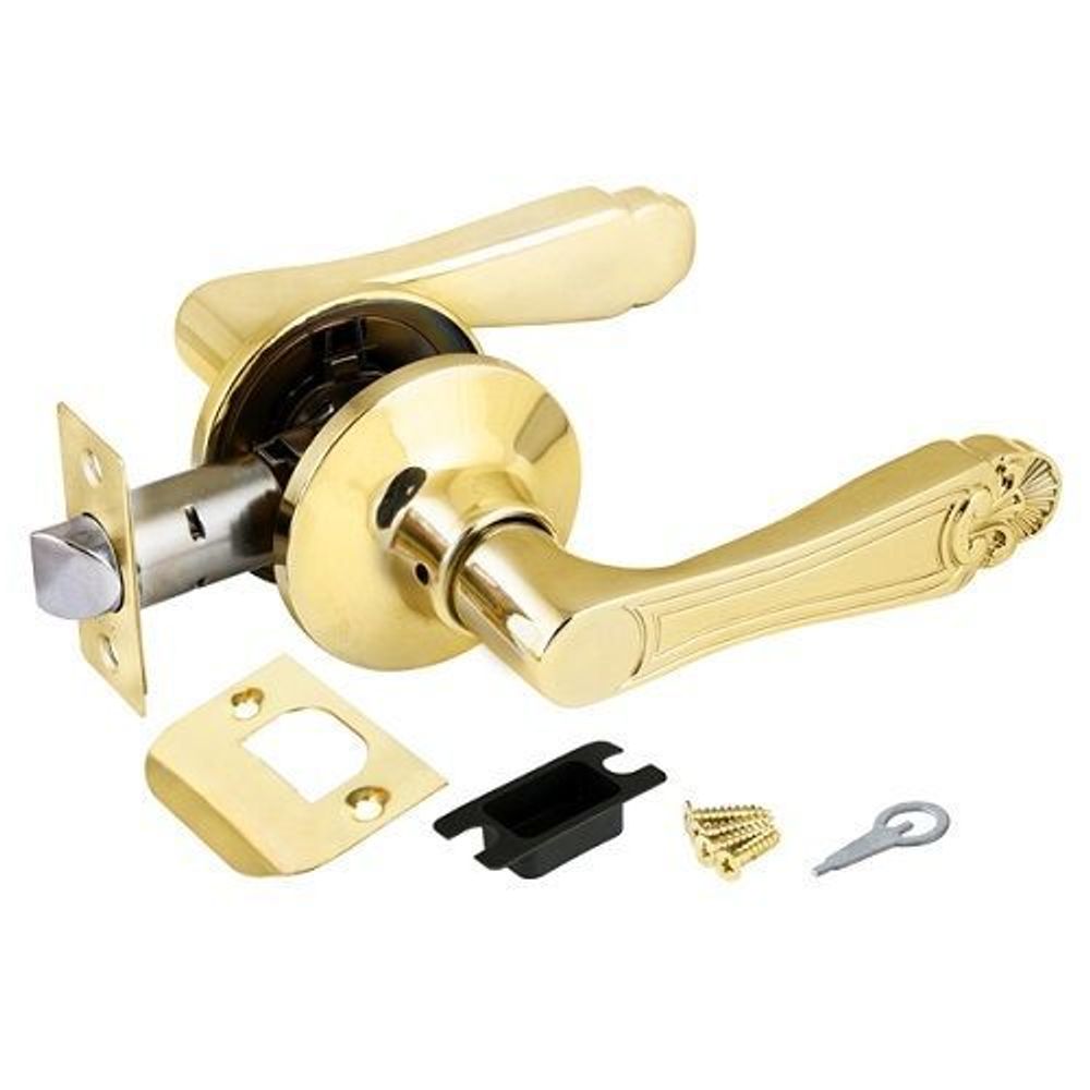 Ручка защелка PUNTO 6037 PB-P (без фик.) золото /36875/