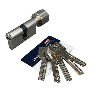 Механизм цилиндровый ABUS X6430 ключ/вертушка 45-55 (100 мм) NI (5 key)