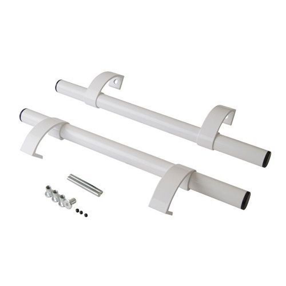 Комплект офисных ручек прямых WDP 500 мм, белый RAL9016