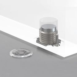 Упор дверной скрытый ARMADILLO STELS с неодимовым магнитом