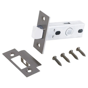 Защелка врезная АЛЛЮР АРТ L45-8 MBN графит