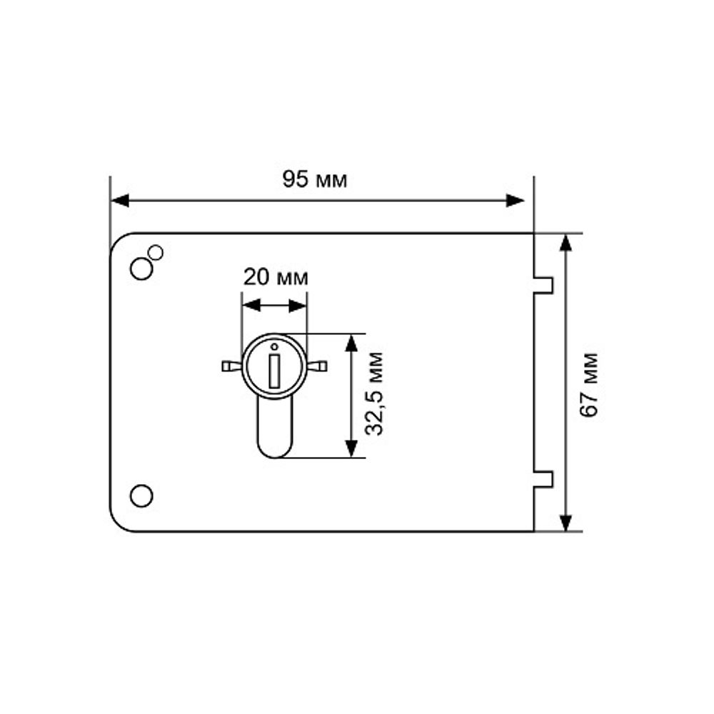 Цилиндр АЛЛЮР для ЗН 1-3А с планкой