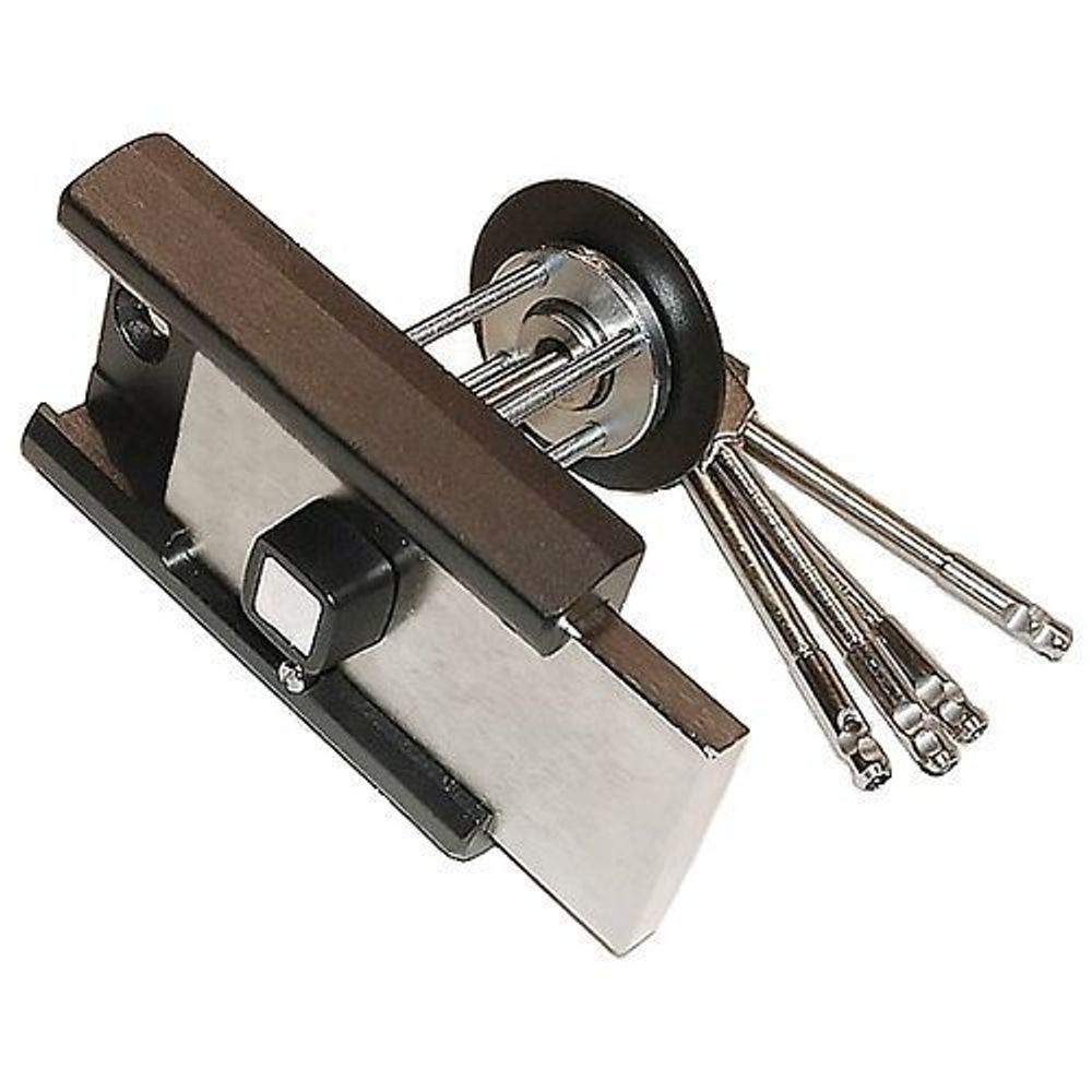 Замок накладной Поливектор-Барьер-2Р ключ 108 мм