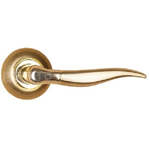 Ручка дверная PUERTO AL 508-08 SB/PB (золото матовое)