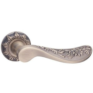 Ручка дверная RENZ 603-10 MAB "Леонора" (бронза античная матовая)