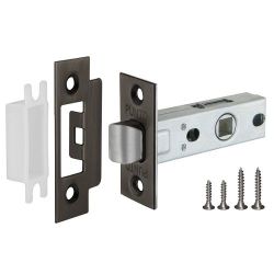 Защелка врезная PUNTO L45-8 GR графит /36935/