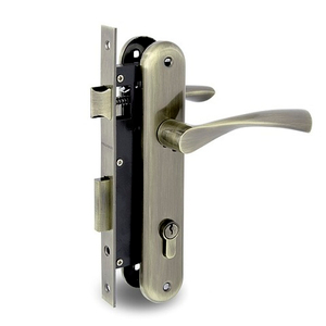 Замок врезной с ручками PALLADIUM ЗВ-1853 AB бронза