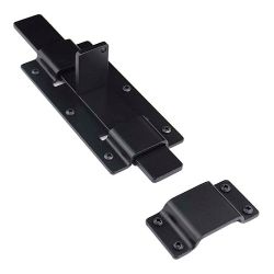 Задвижка дверная НОЭЗ Лофт черный матовый