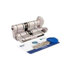 Цилиндровый механизм с вертушкой MOTTURA CP4F414101R (82 мм/36+10+36) никель /39453/