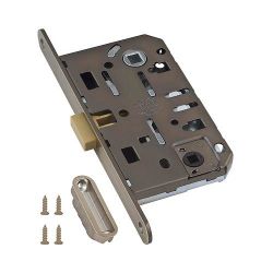 Замок межкомнатный AGB WC MEDIANA POLARIS B06102.50.12.567 (антич.бронза) /26389/