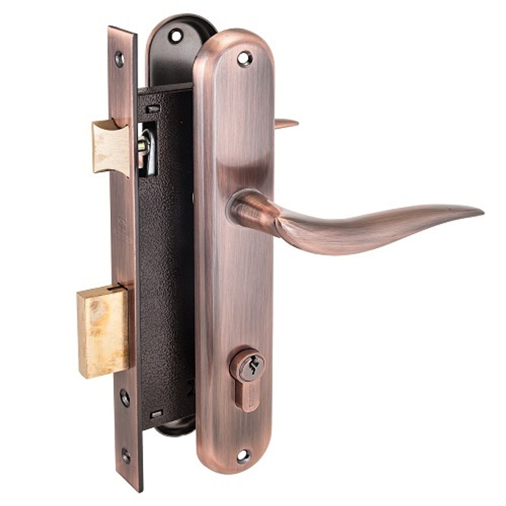 Замок врезной АЛЛЮР 0205 AC ст.медь