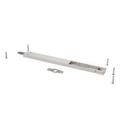 Шпингалет ELEMENTIS дверной накладной, 220*22*8 мм, белый