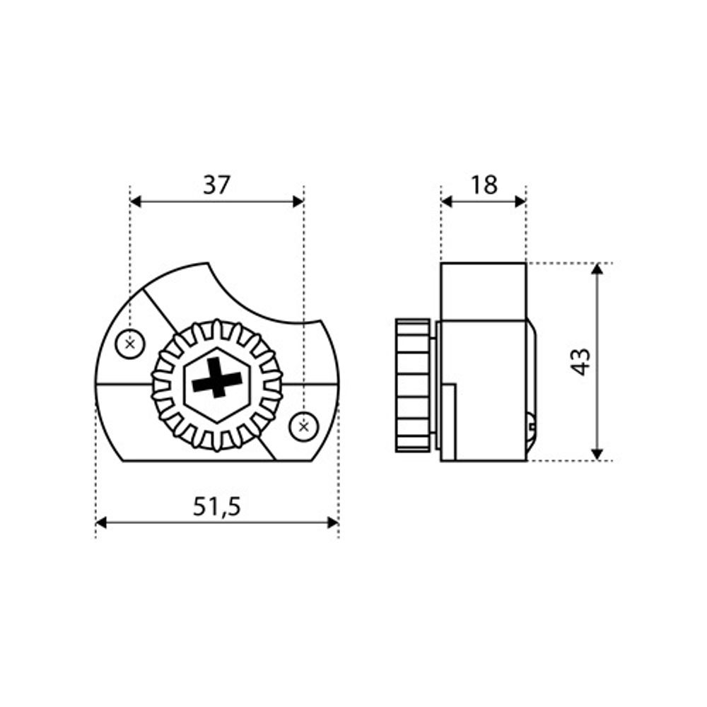 Цилиндр АЛЛЮР для замков ЗГЦ крестовидный