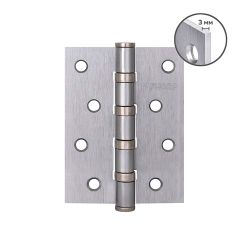 Петля дверная универсальная FUARO HEAVY IN4400U 100х75х3 мм SSC сатинированный хром