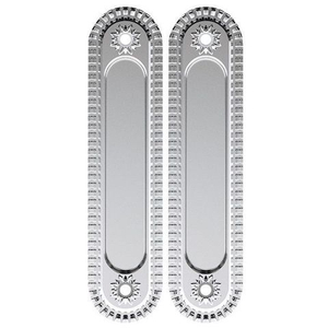 Ручка для раздвижных дверей ARMADILLO SH010/CL SILVER-925 серебро 925 /33769/