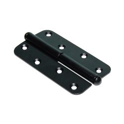 Петля накладная НОЭЗ ПН1-130-Л черный матовый левая