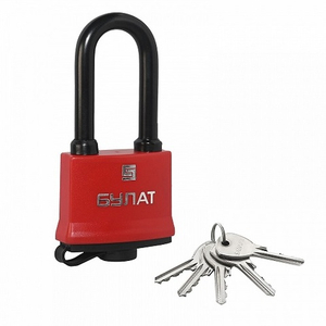 Замок навесной всепогодный БУЛАТ ВС 1-П58-01 ПЛ 5кл d10,1mm