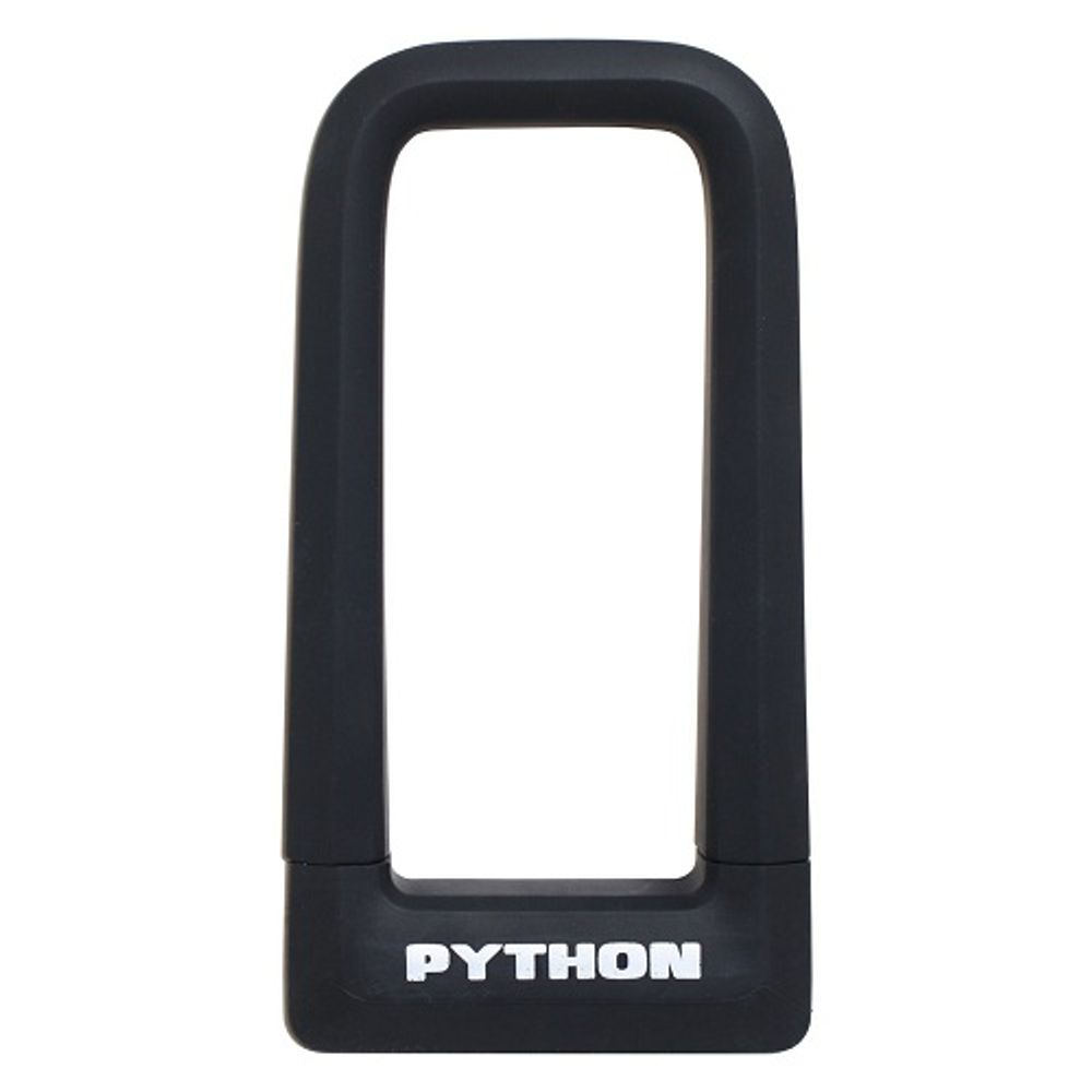 Замок навесной всепогодный АВАНГАРД ПИТОН 626 ЧЕРНЫЙ с креплением на раму (силикон)