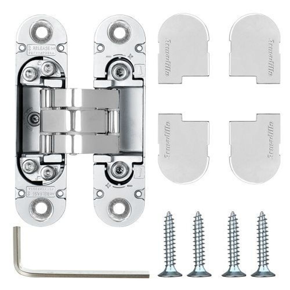 Петля скрытой установки ARMADILLO U3D4000 CP хром /38663/ (1 шт)