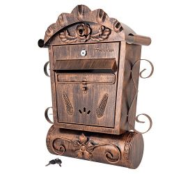 Ящик почтовый АЛЛЮР №2002 старая медь