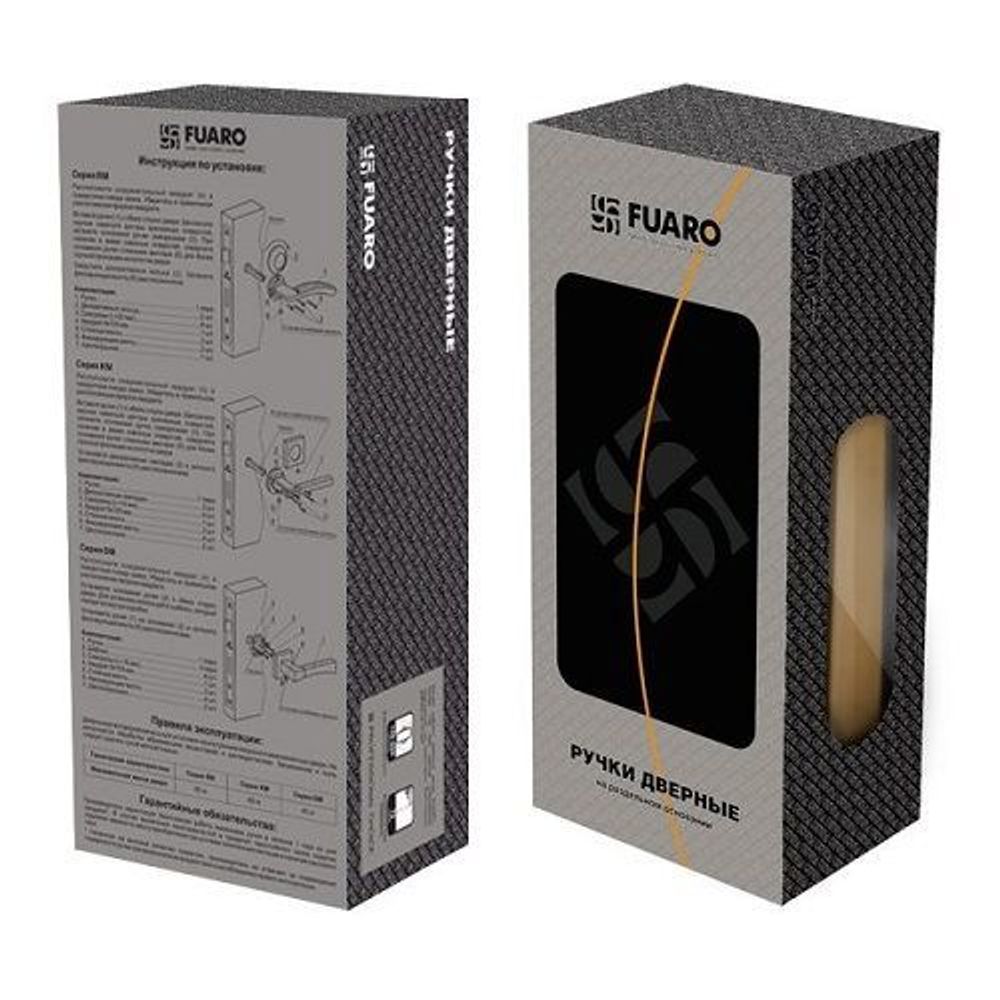 Ручка раздельная FUARO TWIST KM SN/CP-3 мат.никель/хром /27717/