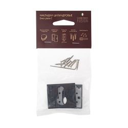 Накладки цилиндровые Code Deco Fusion DP-C-100 BLM черный матовый