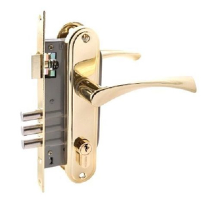 Замок врезной АЛЛЮР 103/3 GP латунь