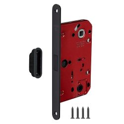 Защелка врезная магнитная FUARO M96WC-50/BL INOX BL-24 черный /60265/