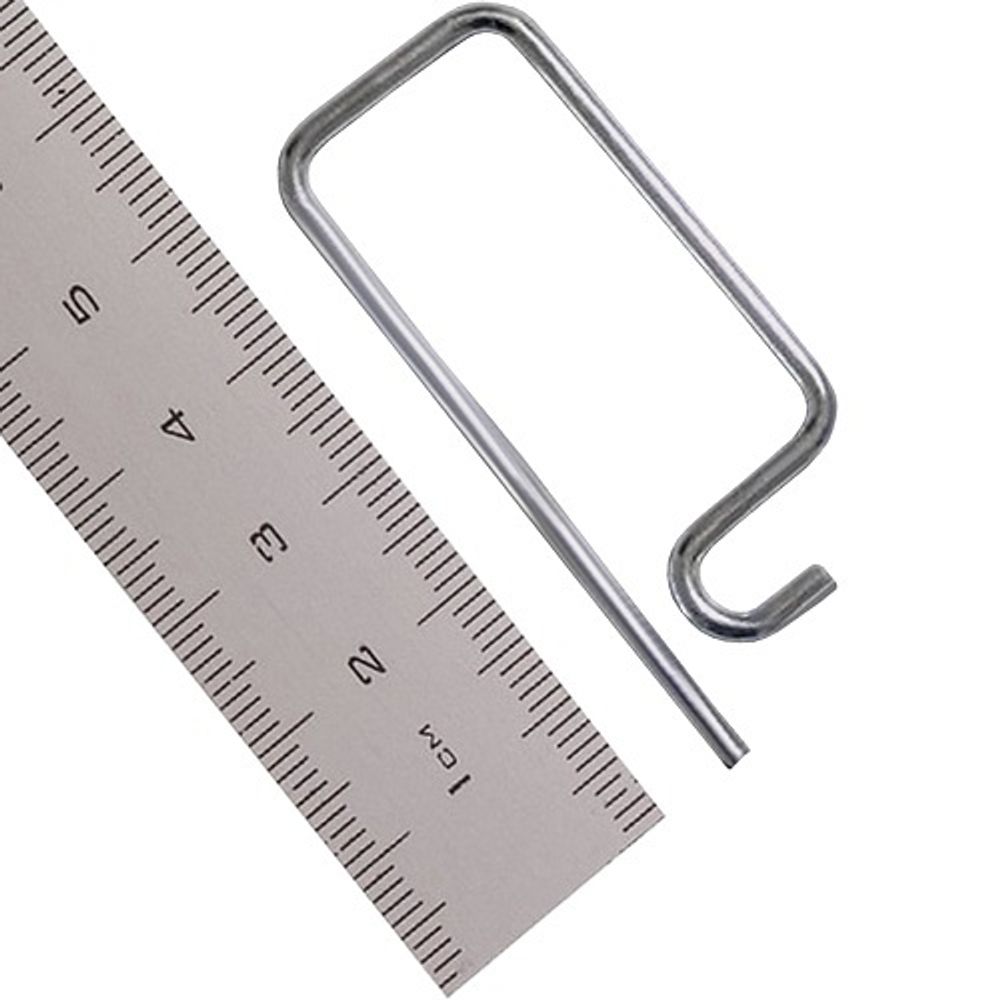 Вилка стопорная для накидного замка 1 цинк