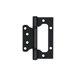 Петля универсальная без врезки AJAX 100/P-2B 100x2,3 BL черный