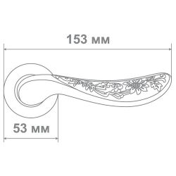 Ручка Медио 306 MABМ мат.бронза