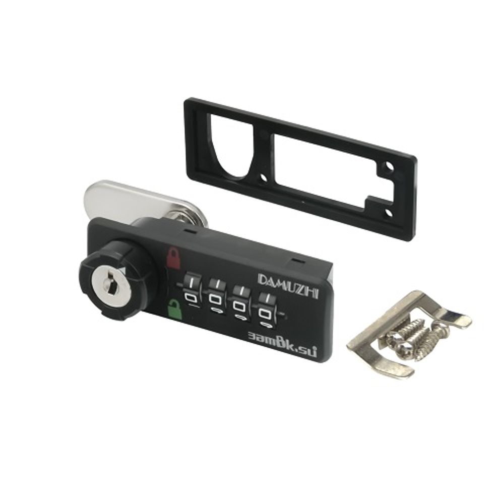 Замок мебельный кодовый механический DMZ-6088R-90 (без мастер-ключа)