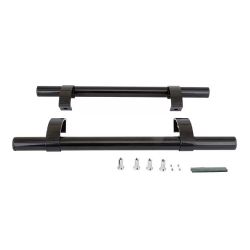 Комплект офисных ручек прямых WDP 500 мм , черный RAL9005