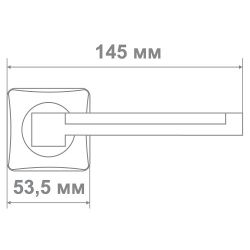 Ручка Медио L36-207 BN/CP черный/хром